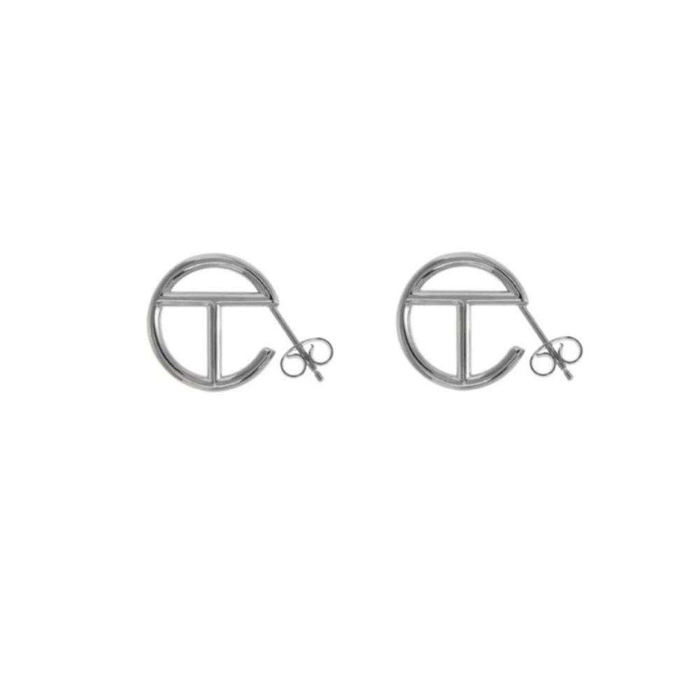 Telfar Small Logo Earrings